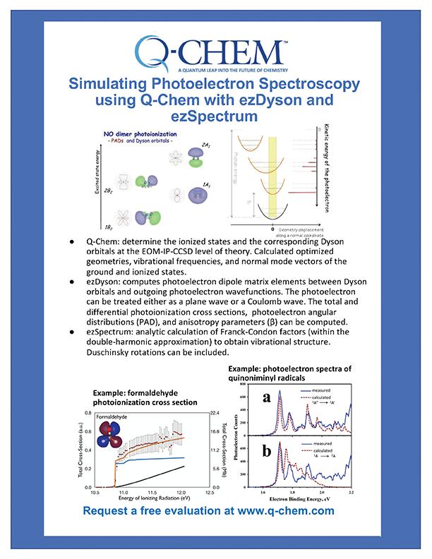 Simulating Photoelectron Spectroscopy Using Q Chem With Ezdyson And Ezspectrum Whitepaper For Distribution Q Chem