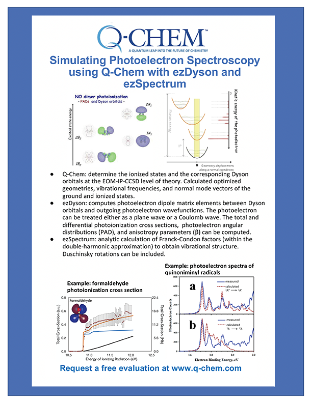 Simulating Photoelectron Spectroscopy using Q-Chem with ezDyson and ezSpectrum whitepaper
