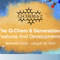 Text reads: "The Q-Chem 6 Generation: Features and Developments"