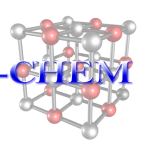 Q-Chem 5.4 logo over a cube-shaped lattice structure